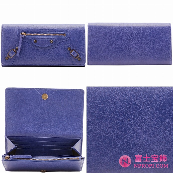BALENCIAGA バレンシアガ 財布 さいふ 2つ折り長財布 163471 D940T 4511